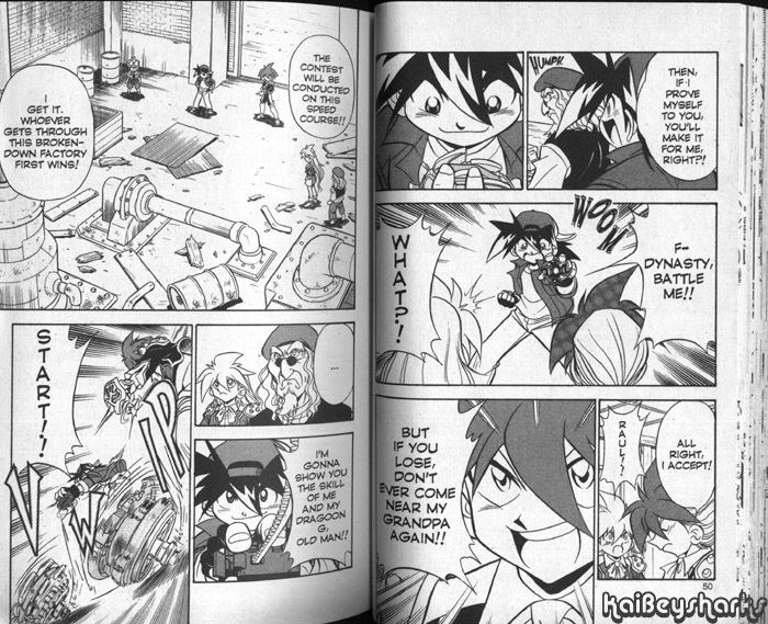 Bakuden Shoot Beyblade Chapter 11.2 page 6 - Vol.11 Chapter 2