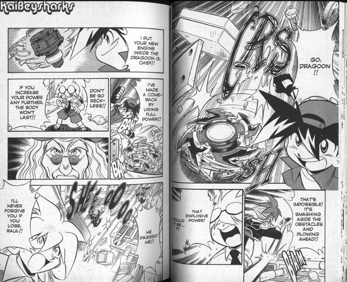 Bakuden Shoot Beyblade Chapter 11.2 page 9 - Vol.11 Chapter 2