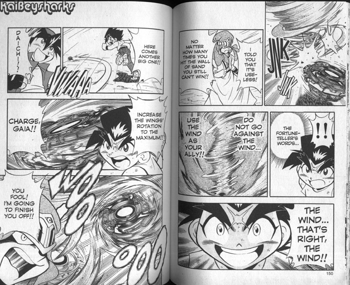 Bakuden Shoot Beyblade Chapter 11.3-5 page 13 - Vol.11 Chapter 3.5