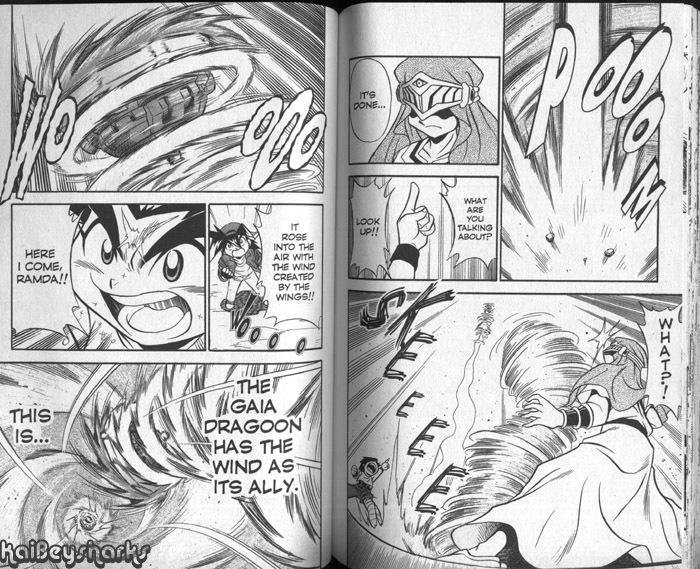 Bakuden Shoot Beyblade Chapter 11.3-5 page 14 - Vol.11 Chapter 3.5