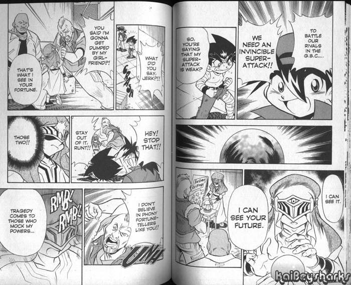 Bakuden Shoot Beyblade Chapter 11.3-5 page 4 - Vol.11 Chapter 3.5