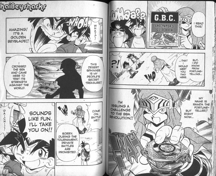 Bakuden Shoot Beyblade Chapter 11.3-5 page 6 - Vol.11 Chapter 3.5