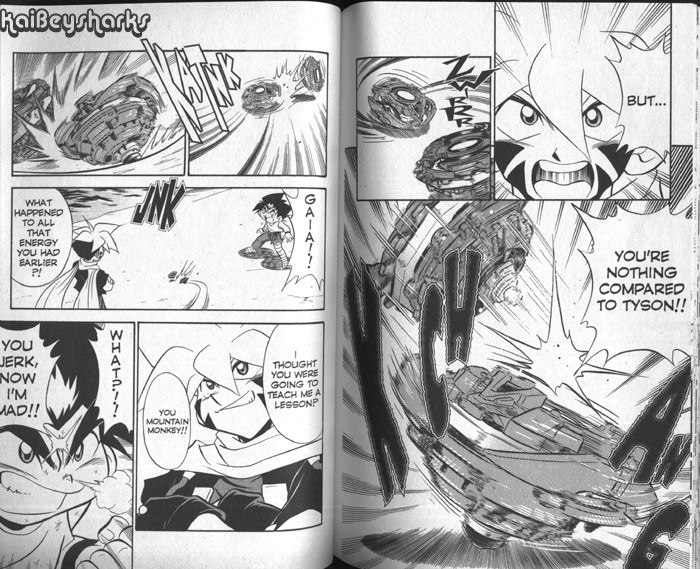Bakuden Shoot Beyblade Chapter 11.3-6 page 8 - Vol.11 Chapter 3.6