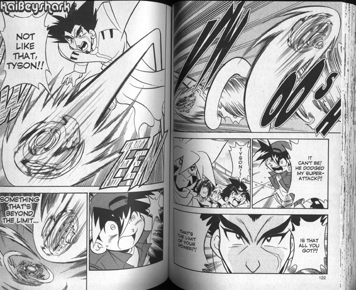 Bakuden Shoot Beyblade Chapter 11.3 page 10 - Vol.11 Chapter 3