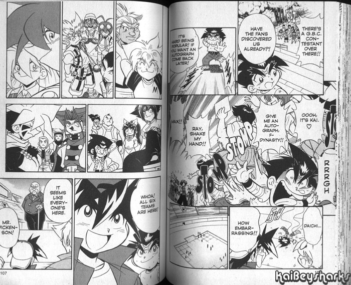 Bakuden Shoot Beyblade Chapter 11.3 page 2 - Vol.11 Chapter 3