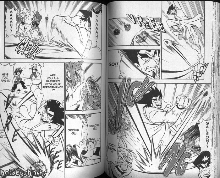 Bakuden Shoot Beyblade Chapter 11.3 page 8 - Vol.11 Chapter 3