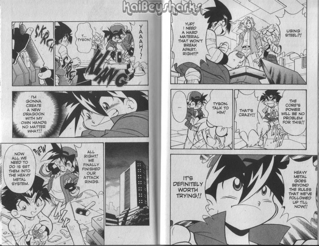 Bakuden Shoot Beyblade Chapter 12.2 page 6 - Vol.12 Chapter 2