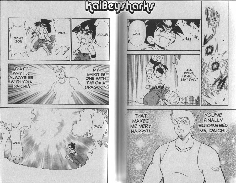 Bakuden Shoot Beyblade Chapter 12.3-5 page 14 - Vol.12 Chapter 3.5