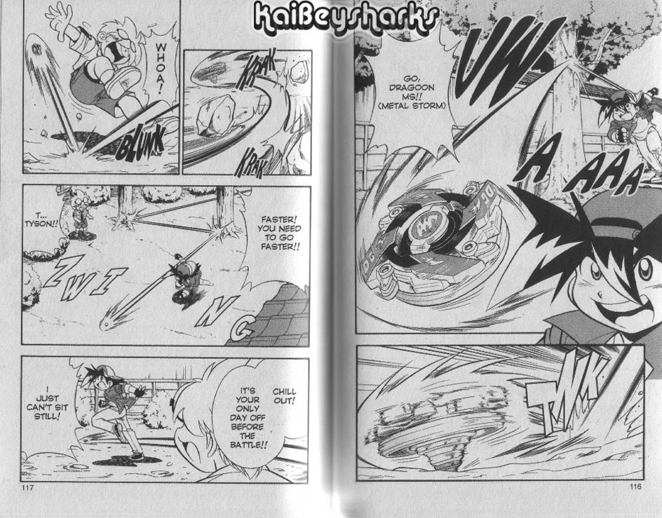 Bakuden Shoot Beyblade Chapter 12.3-5 page 2 - Vol.12 Chapter 3.5
