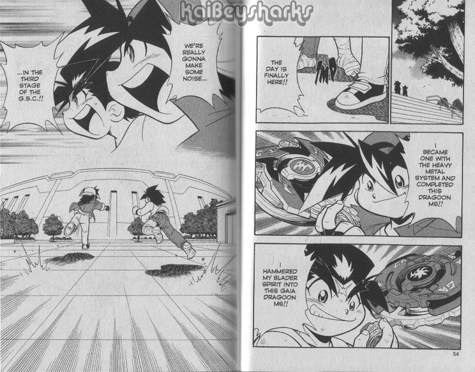 Bakuden Shoot Beyblade Chapter 12.3 page 2 - Vol.12 Chapter 3