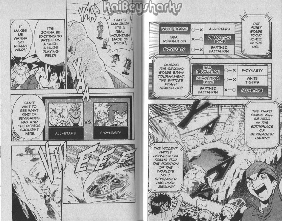 Bakuden Shoot Beyblade Chapter 12.3 page 3 - Vol.12 Chapter 3