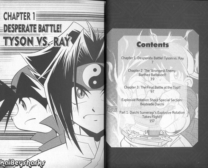 Bakuden Shoot Beyblade Chapter 13.1 page 3 - Vol.13 Chapter 1