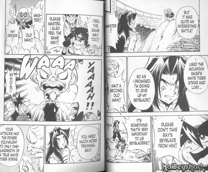 Bakuden Shoot Beyblade Chapter 13.1 page 4 - Vol.13 Chapter 1