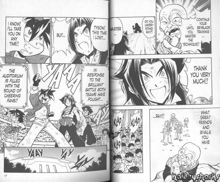 Bakuden Shoot Beyblade Chapter 13.1 page 5 - Vol.13 Chapter 1
