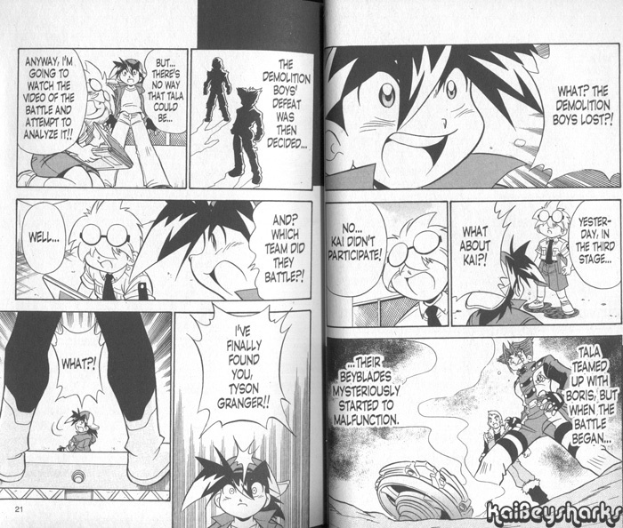 Bakuden Shoot Beyblade Chapter 13.1 page 7 - Vol.13 Chapter 1
