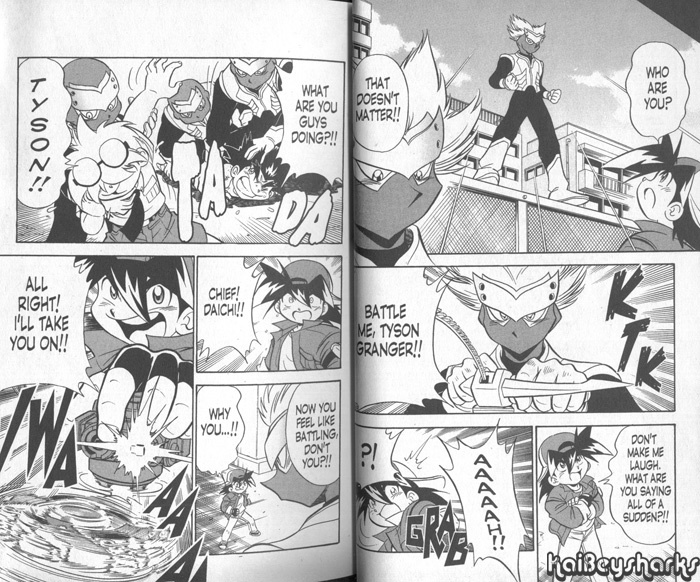 Bakuden Shoot Beyblade Chapter 13.1 page 8 - Vol.13 Chapter 1