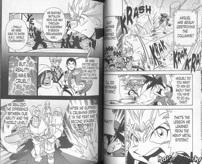 Bakuden Shoot Beyblade Chapter 13.2 page 16 - Vol.13 Chapter 2