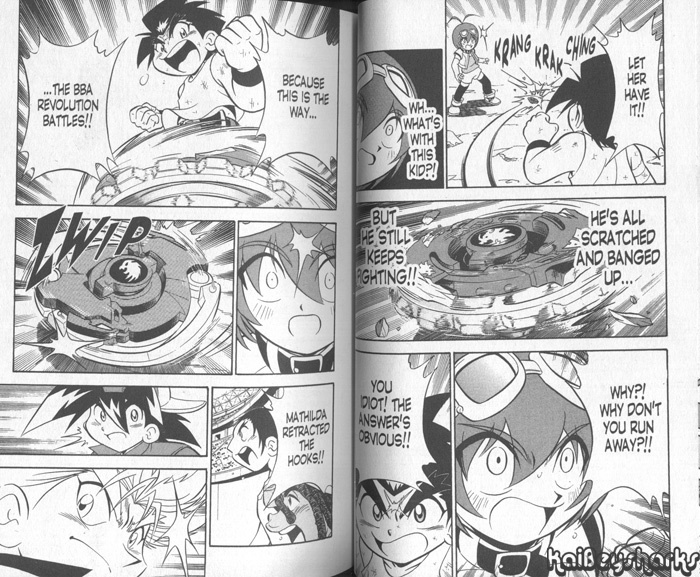 Bakuden Shoot Beyblade Chapter 13.2 page 19 - Vol.13 Chapter 2