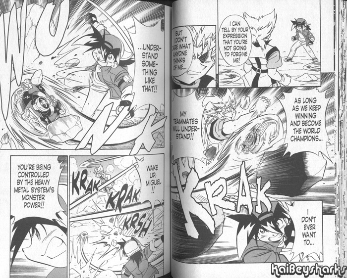Bakuden Shoot Beyblade Chapter 13.2 page 22 - Vol.13 Chapter 2