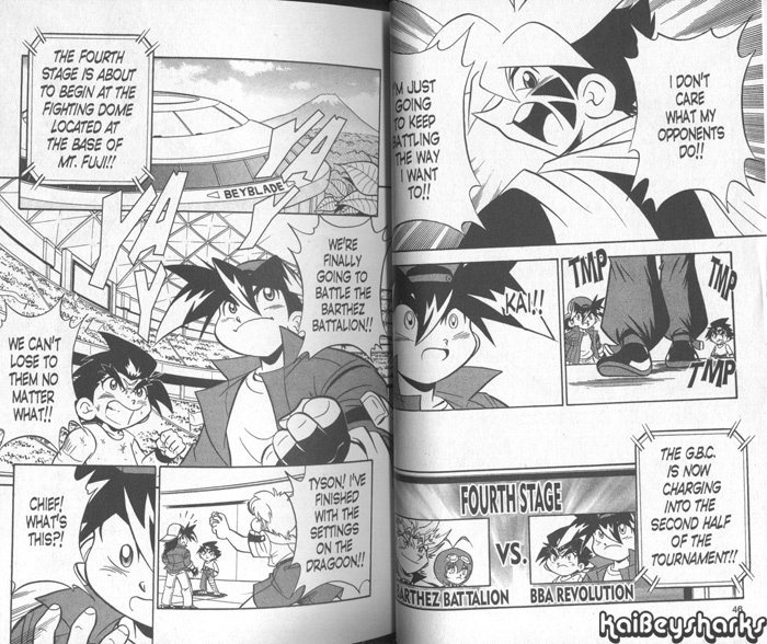 Bakuden Shoot Beyblade Chapter 13.2 page 3 - Vol.13 Chapter 2