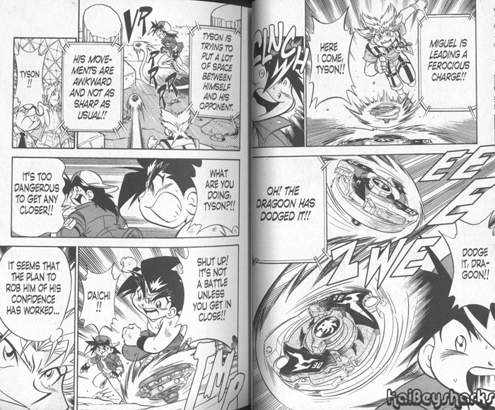 Bakuden Shoot Beyblade Chapter 13.2 page 6 - Vol.13 Chapter 2