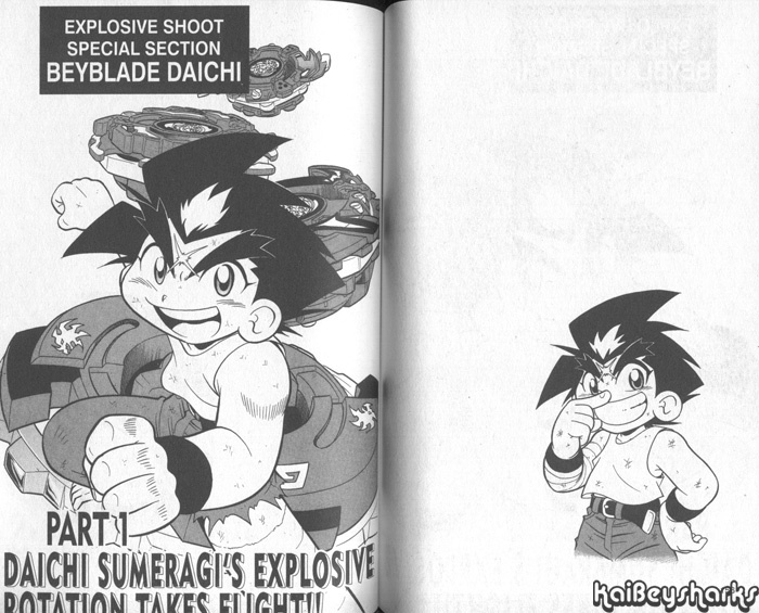 Bakuden Shoot Beyblade Chapter 13.3-5 page 1 - Vol.13 Chapter 3.5