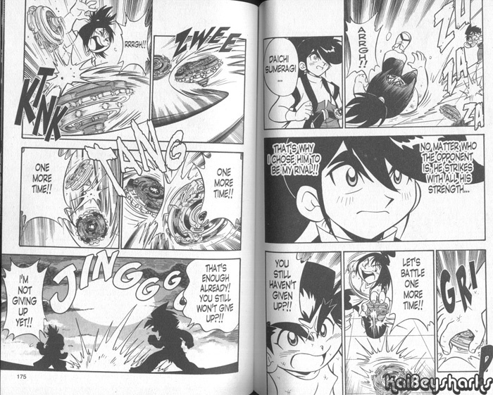 Bakuden Shoot Beyblade Chapter 13.3-5 page 10 - Vol.13 Chapter 3.5