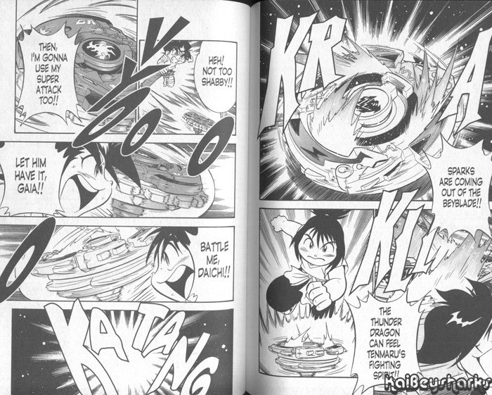 Bakuden Shoot Beyblade Chapter 13.3-5 page 12 - Vol.13 Chapter 3.5