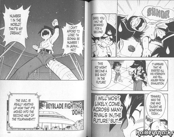 Bakuden Shoot Beyblade Chapter 13.3-5 page 14 - Vol.13 Chapter 3.5