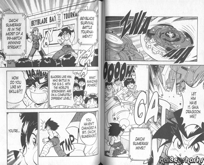 Bakuden Shoot Beyblade Chapter 13.3-5 page 2 - Vol.13 Chapter 3.5