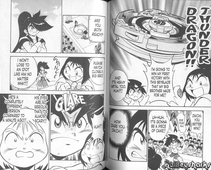 Bakuden Shoot Beyblade Chapter 13.3-5 page 4 - Vol.13 Chapter 3.5