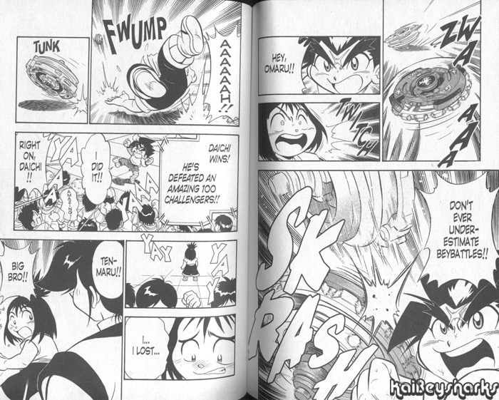 Bakuden Shoot Beyblade Chapter 13.3-5 page 6 - Vol.13 Chapter 3.5