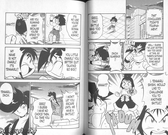 Bakuden Shoot Beyblade Chapter 13.3-5 page 8 - Vol.13 Chapter 3.5