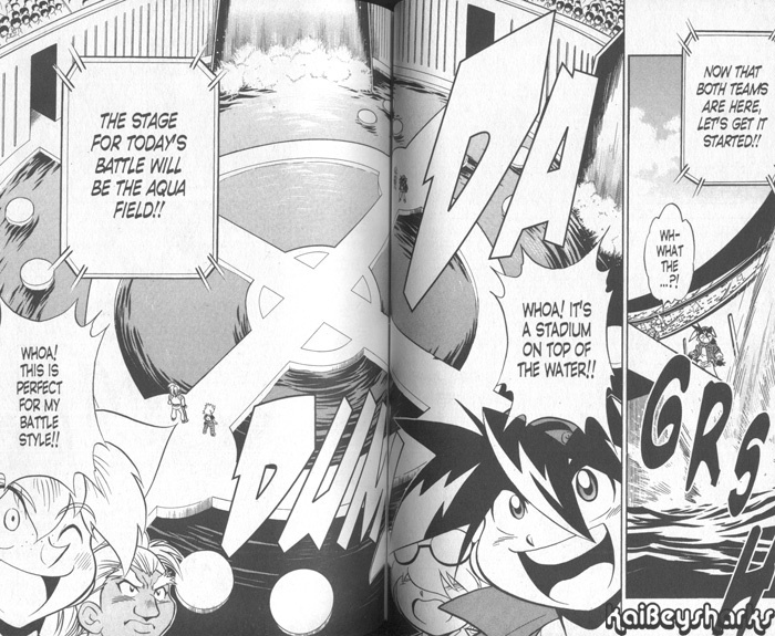 Bakuden Shoot Beyblade Chapter 13.3 page 11 - Vol.13 Chapter 3