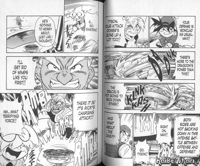 Bakuden Shoot Beyblade Chapter 13.3 page 14 - Vol.13 Chapter 3
