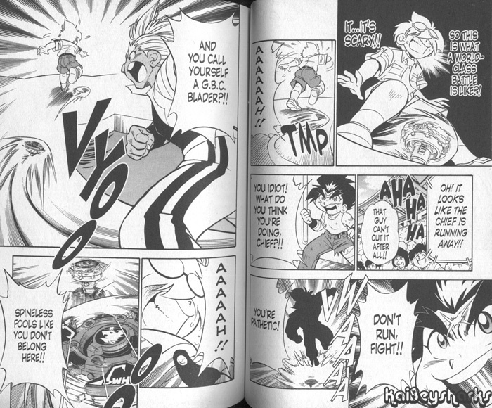 Bakuden Shoot Beyblade Chapter 13.3 page 15 - Vol.13 Chapter 3