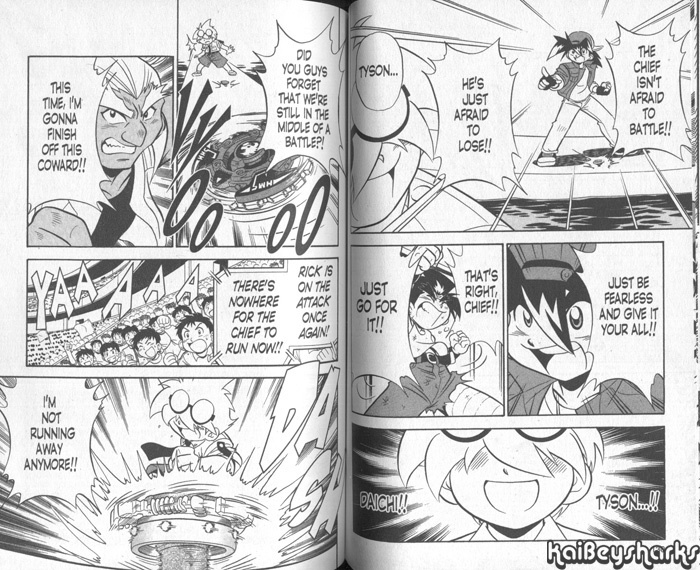 Bakuden Shoot Beyblade Chapter 13.3 page 18 - Vol.13 Chapter 3