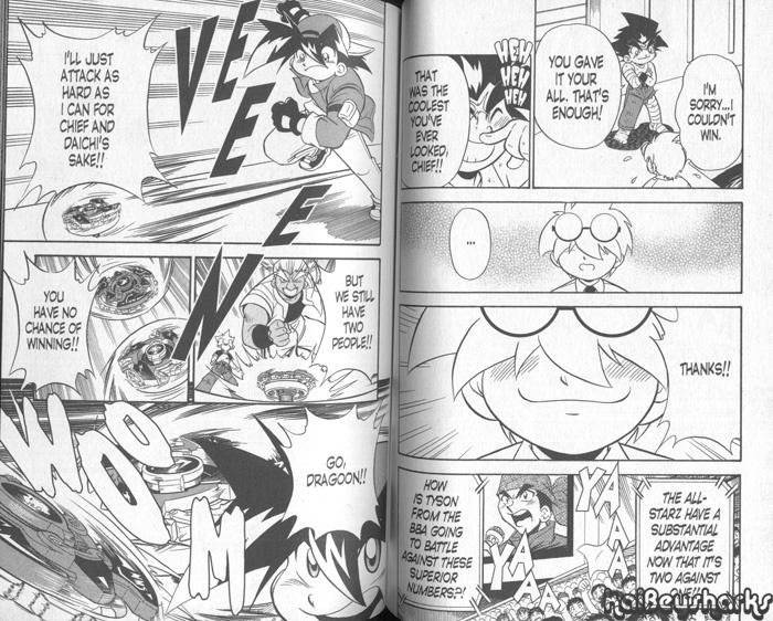 Bakuden Shoot Beyblade Chapter 13.3 page 20 - Vol.13 Chapter 3