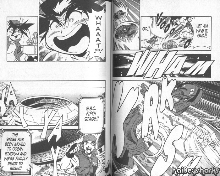 Bakuden Shoot Beyblade Chapter 13.3 page 5 - Vol.13 Chapter 3