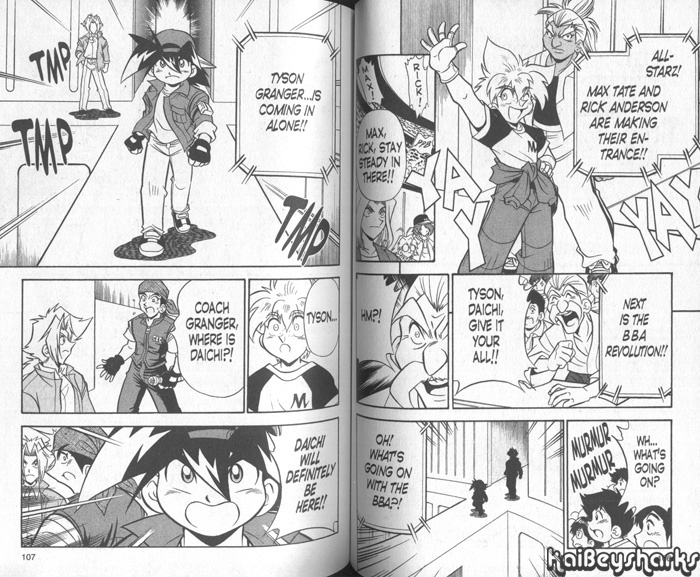 Bakuden Shoot Beyblade Chapter 13.3 page 6 - Vol.13 Chapter 3