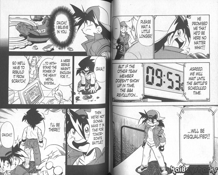 Bakuden Shoot Beyblade Chapter 13.3 page 7 - Vol.13 Chapter 3