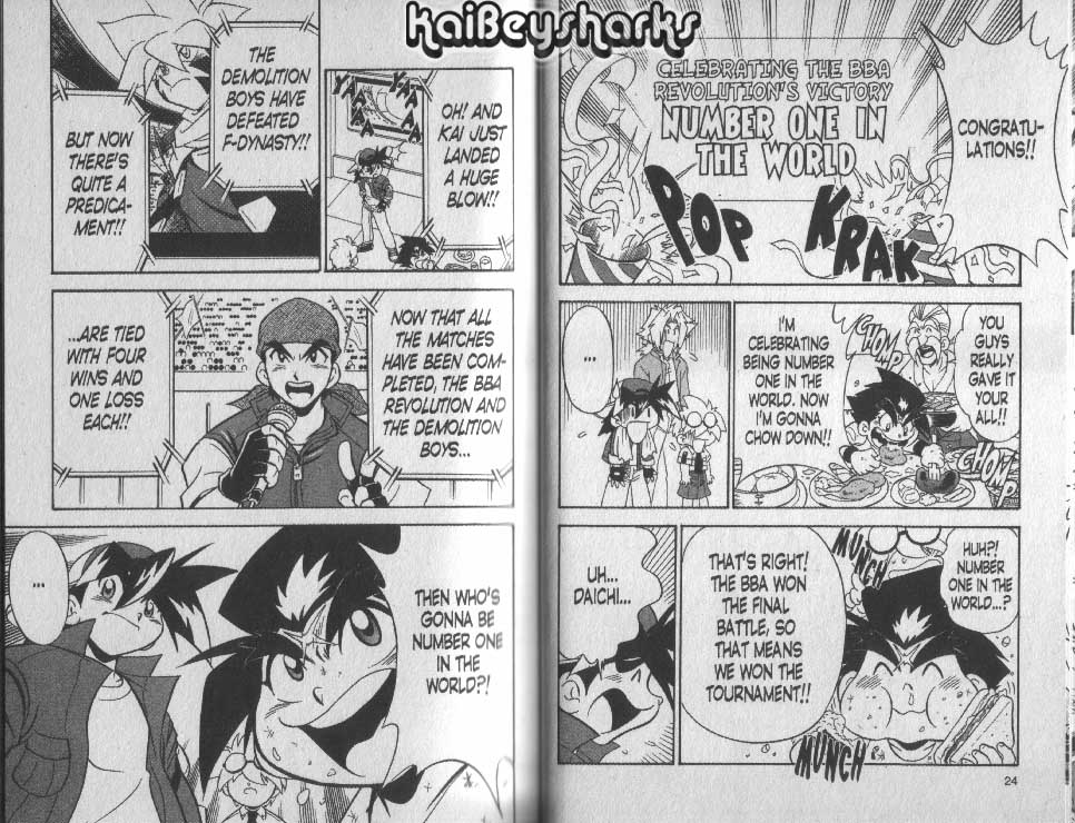 Bakuden Shoot Beyblade Chapter 14.1 page 10 - Vol.14 Chapter 1