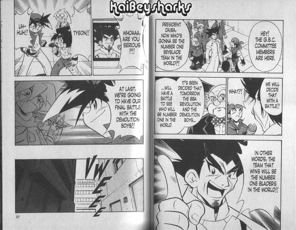 Bakuden Shoot Beyblade Chapter 14.1 page 11 - Vol.14 Chapter 1