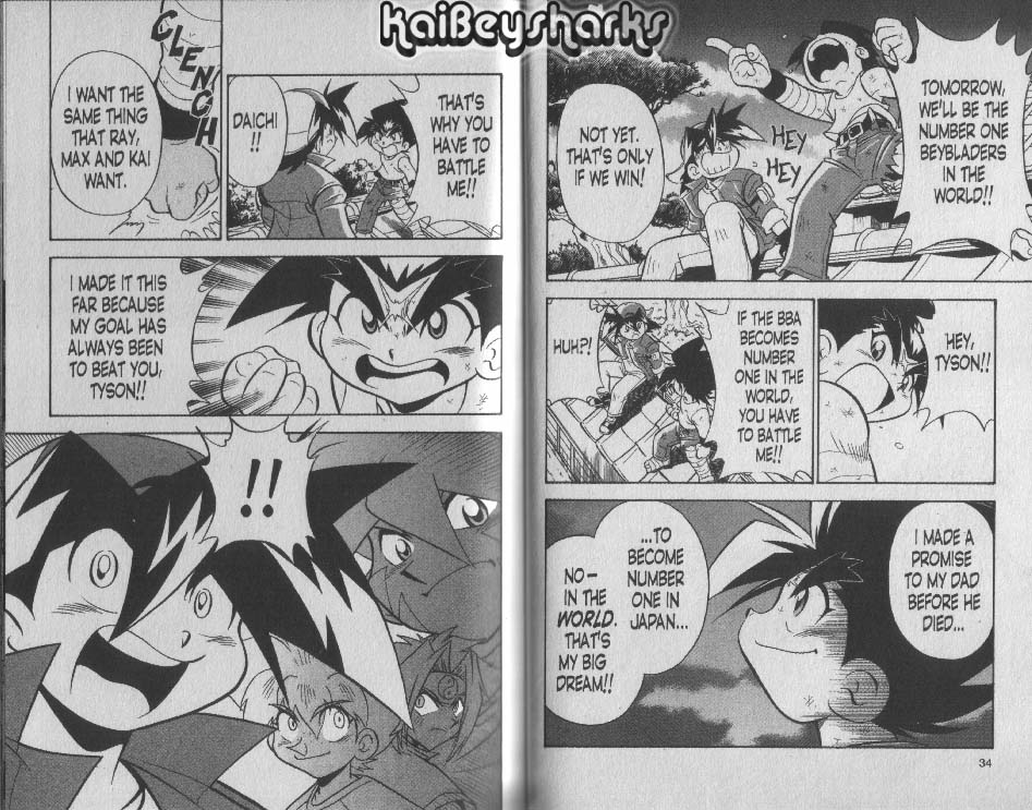 Bakuden Shoot Beyblade Chapter 14.1 page 15 - Vol.14 Chapter 1