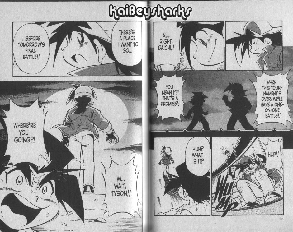 Bakuden Shoot Beyblade Chapter 14.1 page 16 - Vol.14 Chapter 1