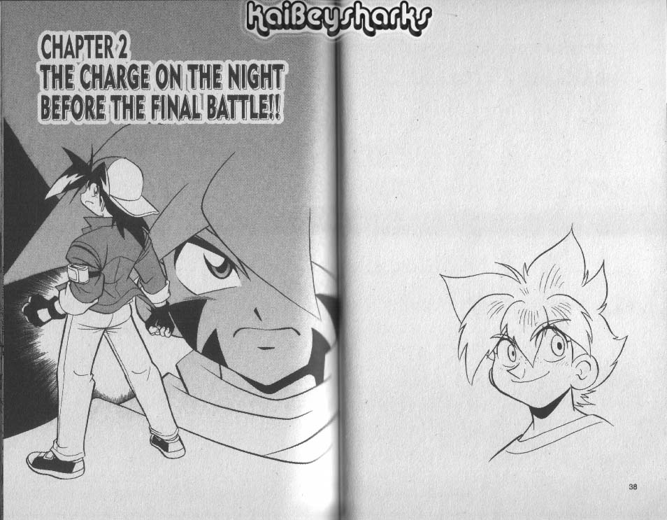 Bakuden Shoot Beyblade Chapter 14.2 page 1 - Vol.14 Chapter 2