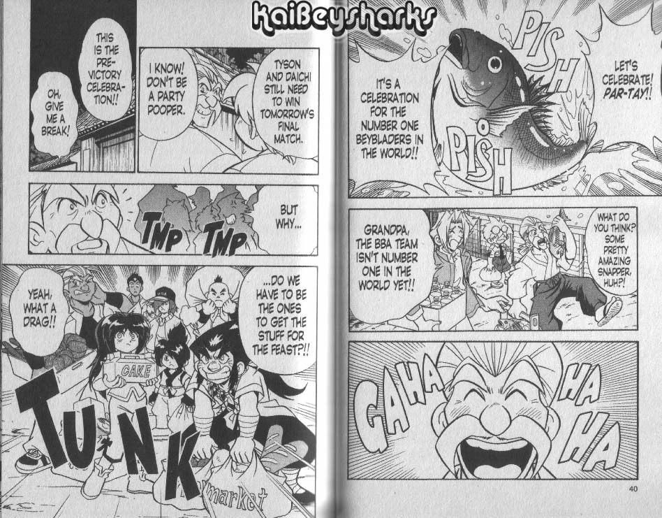 Bakuden Shoot Beyblade Chapter 14.2 page 2 - Vol.14 Chapter 2