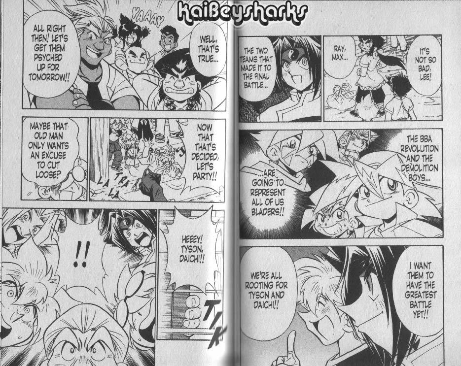 Bakuden Shoot Beyblade Chapter 14.2 page 3 - Vol.14 Chapter 2