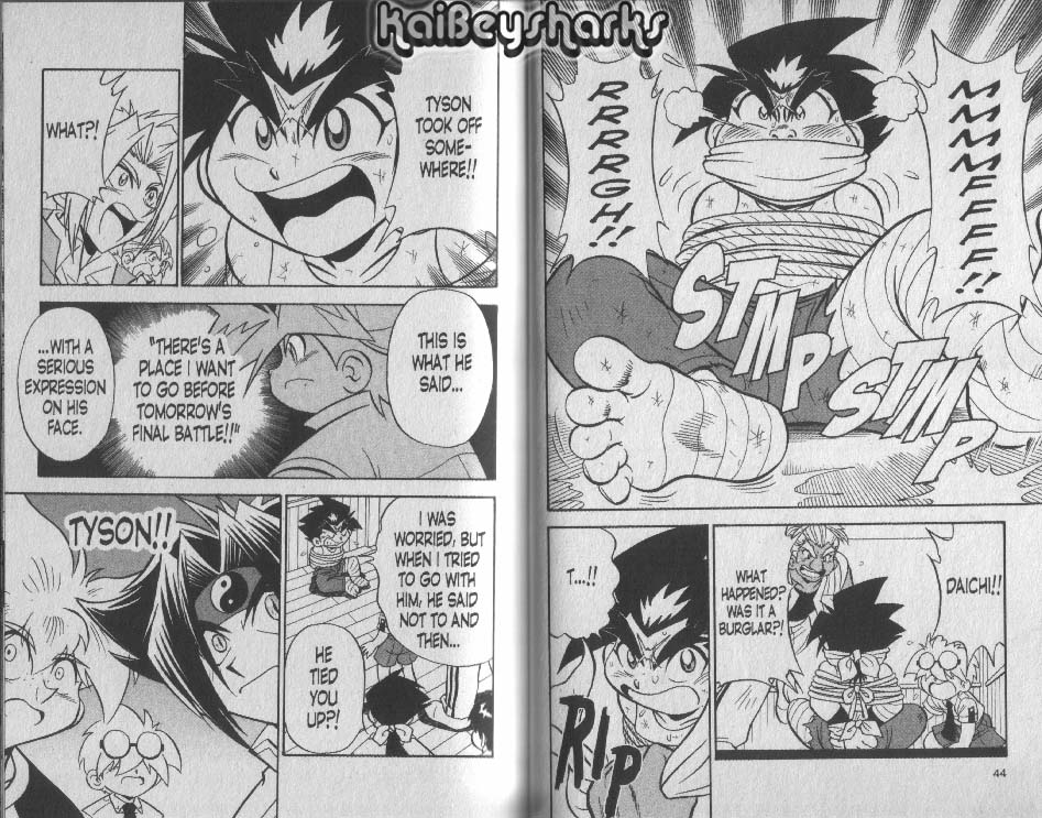 Bakuden Shoot Beyblade Chapter 14.2 page 4 - Vol.14 Chapter 2