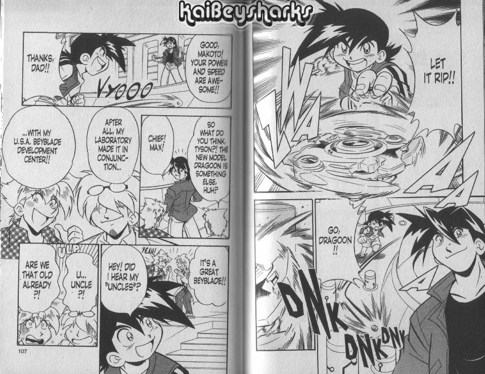 Bakuden Shoot Beyblade Chapter 14.3-5 page 2 - Vol.14 Chapter 3.5